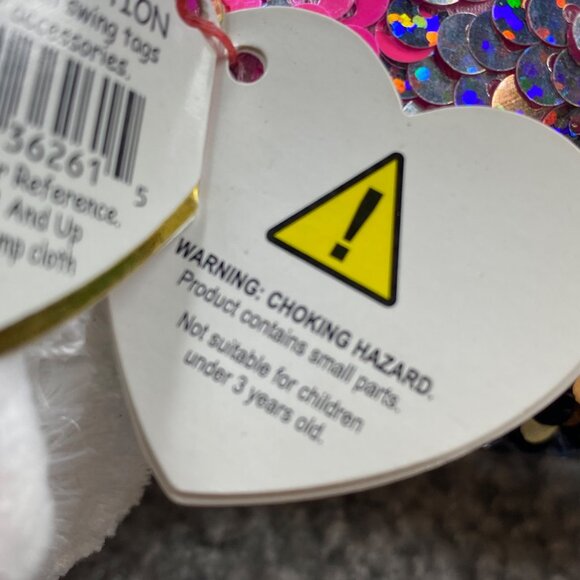 Ty Flippables Malibu Cat Plush 6" Limited Edition Sequin Pink/Black/White - Picture 10 of 16